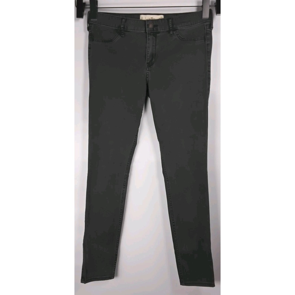Hollister‎ Jean Legging Advanced Stretch Womens Size 9L Black Wash Skinny
